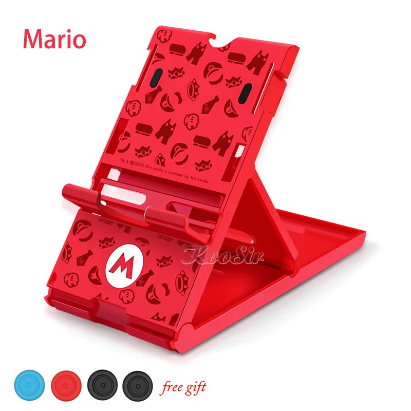 Mario Style Nintendos консольный переключатель Nintendo Подставка для хранения Nitendo переключатель Nintendoswitch перечисленные держатель кронштейн для Nintendo_Switch кейс для переноски стеллаж для выставки товаров - Цвет: Mario Style