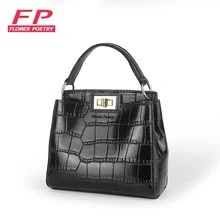 2016 de Cocodrilo de Las Mujeres Bolsos de Totalizador de LA PU Bolso de Hombro Del Bolso De Crossbody Niñas Bolsas de Mensajero Mujeres de Los Bolsos de Marcas Famosas Bolso