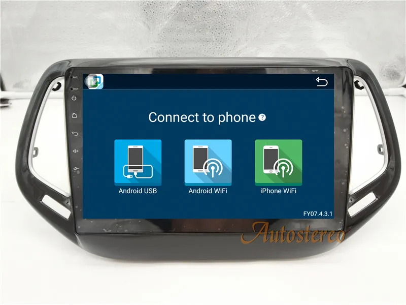 Best Car CD DVD player Android 6.0 10.2 inch Car GPS navigation for JEEP Compass 2017 newest mirror link player unit autostereo video 8
