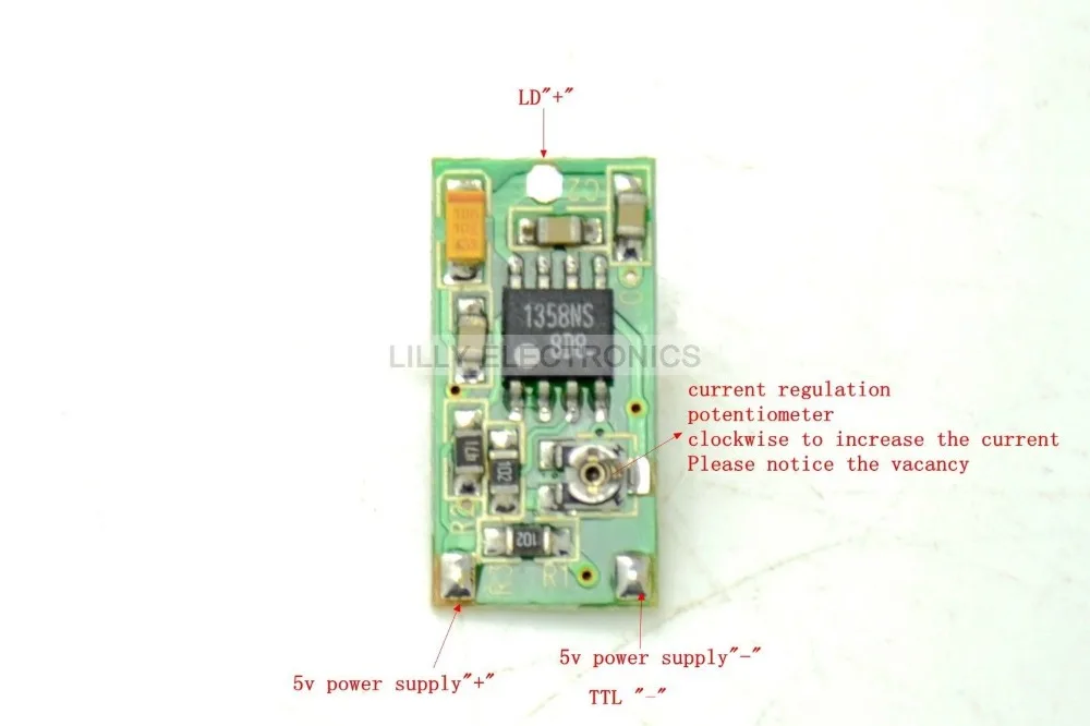 Драйвер платы привода лазерного диода нм 650 808 980 поставка 5 В 50 300 мА|supply board|supply 5v |