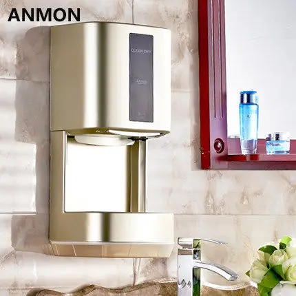 Anmon High Speed Hand Dryer Fully Automatic Induction Hand Dryer with Work Indicator