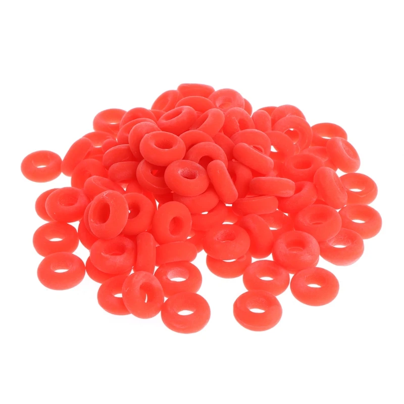 

100 Pcs Castration Rubber Ring Pliers Accessories Elastic Reusable Tail Cutting