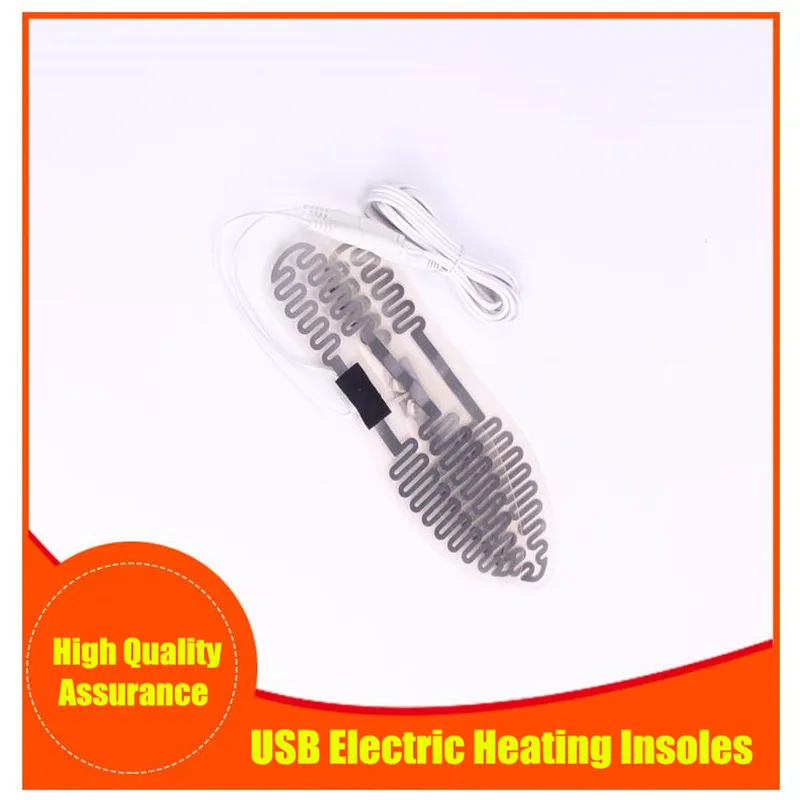USB Electric Heated Insoles Chips,Clear PET High-quality Metal Heating Film,Fit for 36~45 yards,Winter Warm Insoles Warm Shoes