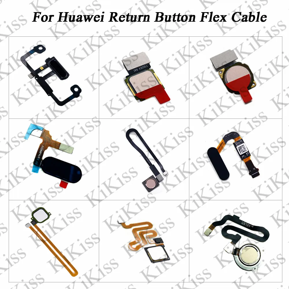 

KiKiss For Huawei Mate s P10 Lite Enjoy 7 Plus 8 Plus FingerPrint Scanner Sensor Touch ID Button Home Button Key Flex Cable Part