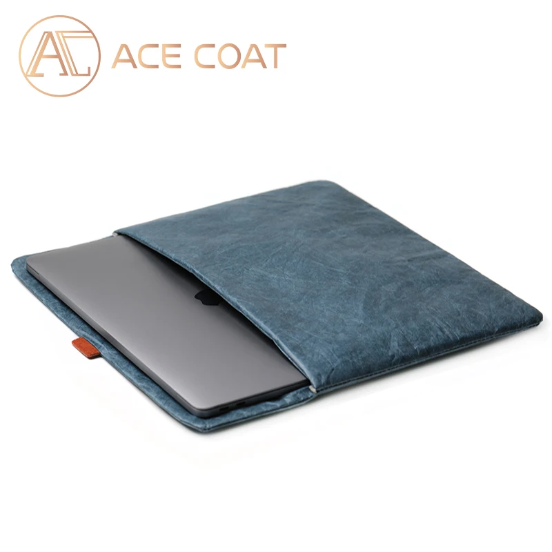 ACECOAT DuPont бумажный чехол для ноутбука с ручкой и карманами для MacBook Air/Pro 13,3 16 чехол для ноутбука macbook pro 16 чехол