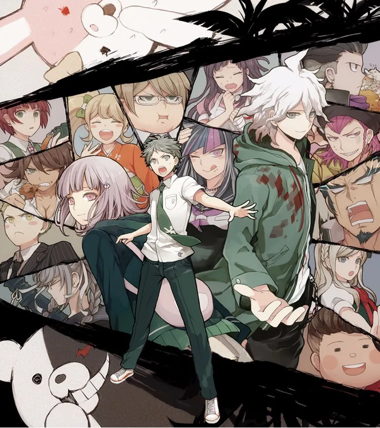 Аниме Danganronpa триггер счастливый хаос Монокума толстовка с капюшоном Косплей Костюм Повседневная куртка Толстовка Размер M-XXL