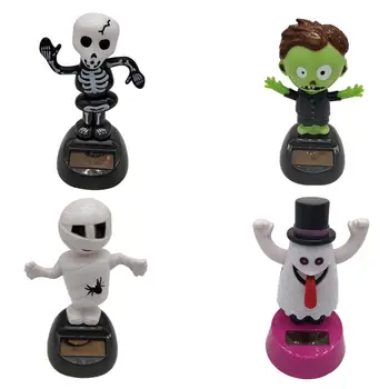 

Halloween Gift Car Ornaments Solar Innovative Swing Doll Car Decorations Different Styles To Choose Easy To Carry Cute And Funny