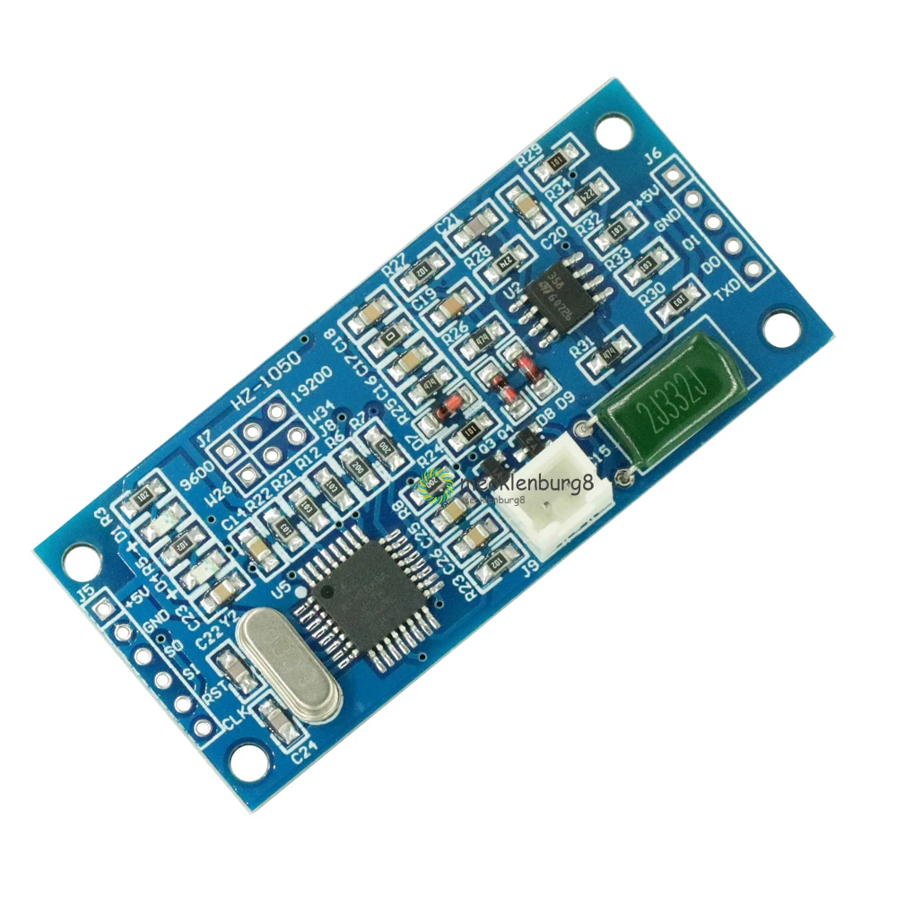 HZ-1050 RFID 125 кГц EM4100 беспроводной модуль считывания карт ATMEGA8 ID Reader RFID модуль DC 5 V DIY KIT