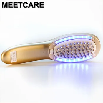 

Rechargeable Laser Hair Growth Product Infrared Electric Massage Hair Loss Comb with Removable Hairs Regrowth Oil Tank LED Light