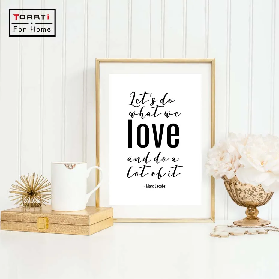 

Minimalist Black White Love Inspirational Quote Prints Canvas Art Print Painting Poster Wall Decor Home Decor No Frame