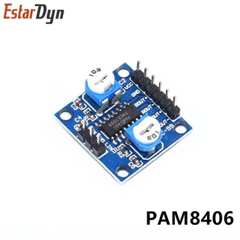 

PAM8406 Digital Amplifier Board With Volume Potentiometer 5Wx2 Stereo M70