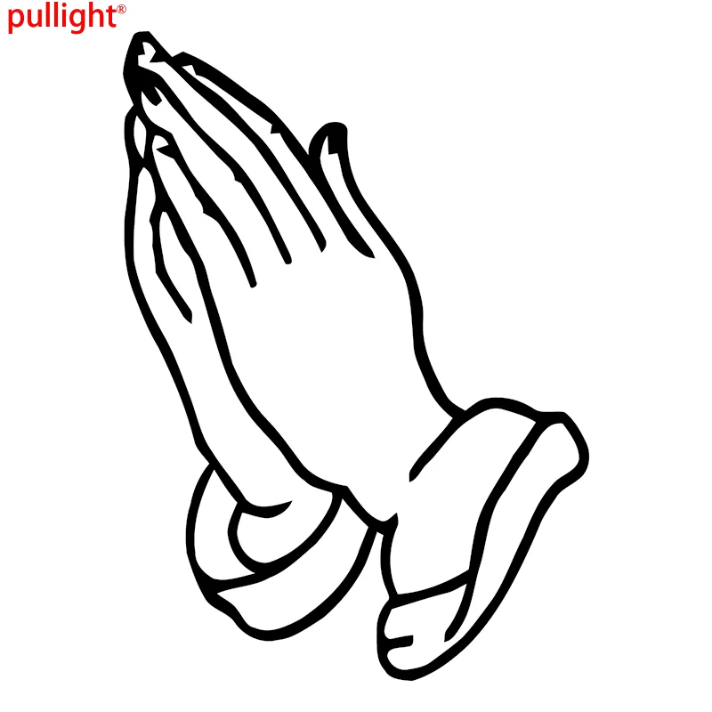

Praying Hands Religious Christian Car Truck Window Laptop Vinyl Decal Sticker