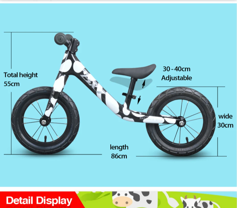 Flash Deal The latest ultra-light child balance bicycle/carbon fiber bicycle in 2018 is suitable for walkers of 2~6 years old children. 15