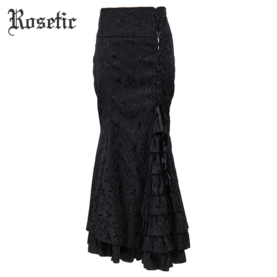 Aliexpress.com : Buy Rosetic Gothic Mermaid Maxi Skirt Bandage Vintage ...