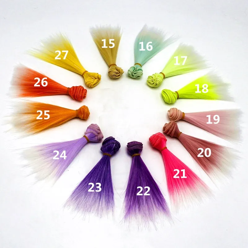 2 ombre color doll hair