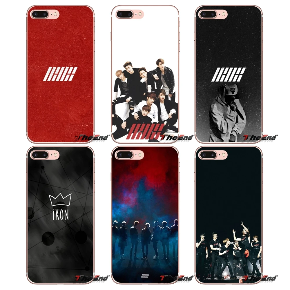 Кожаный силиконовый чехол с логотипом Team Ikon Korea Group для Xiaomi Mi6 Mi 6 A1 Max Mix 2 5X 6X Redmi Note 5