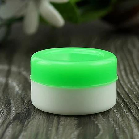 50pcs Bho silicone butane slick oil containers dab weed wax jar is Non stick for concentrate - Цвет: 5ml