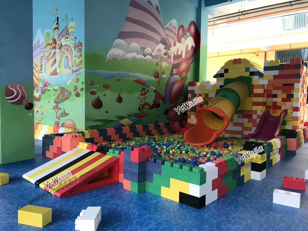 

YLW indoor playground block building parks YLW-EPP0927