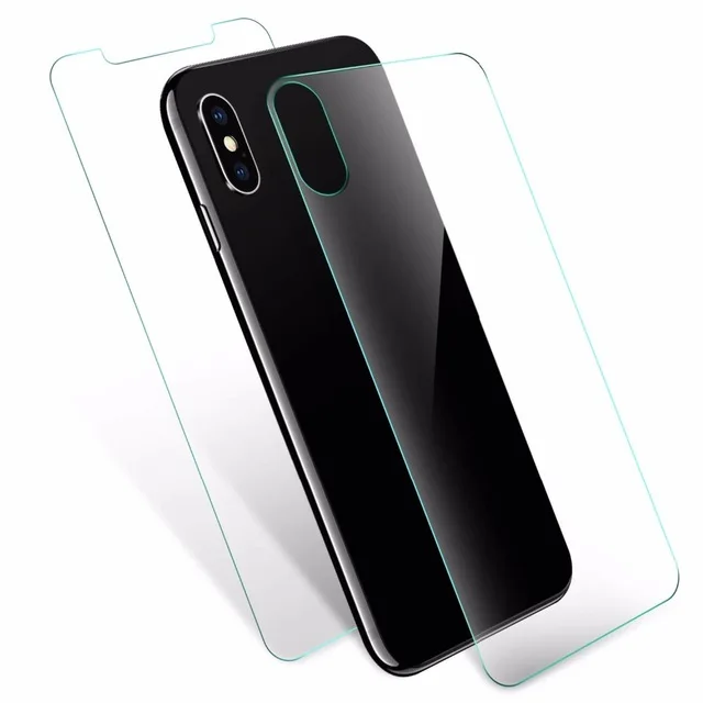 Передняя + задняя защитная пленка для экрана закаленное стекло для iphone X XS Max XR взрывозащищенное защитное стекло на iphon X 10 XS XR пленка