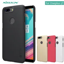 Для Oneplus 5 т чехол Nillkin жёсткий матовый ПУ Чехол для OnePlus 5 3 3 т 2 5 т чехол для телефона + Экран протектор