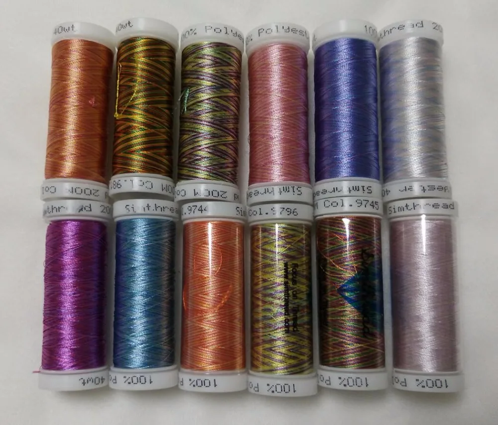 Simthread 64 Machine Embroidery Threads 5500 Yds 4 Flesh Tone Polyester  Thread 40wt For Most Home Sewing Embroidery Machine - Thread - AliExpress