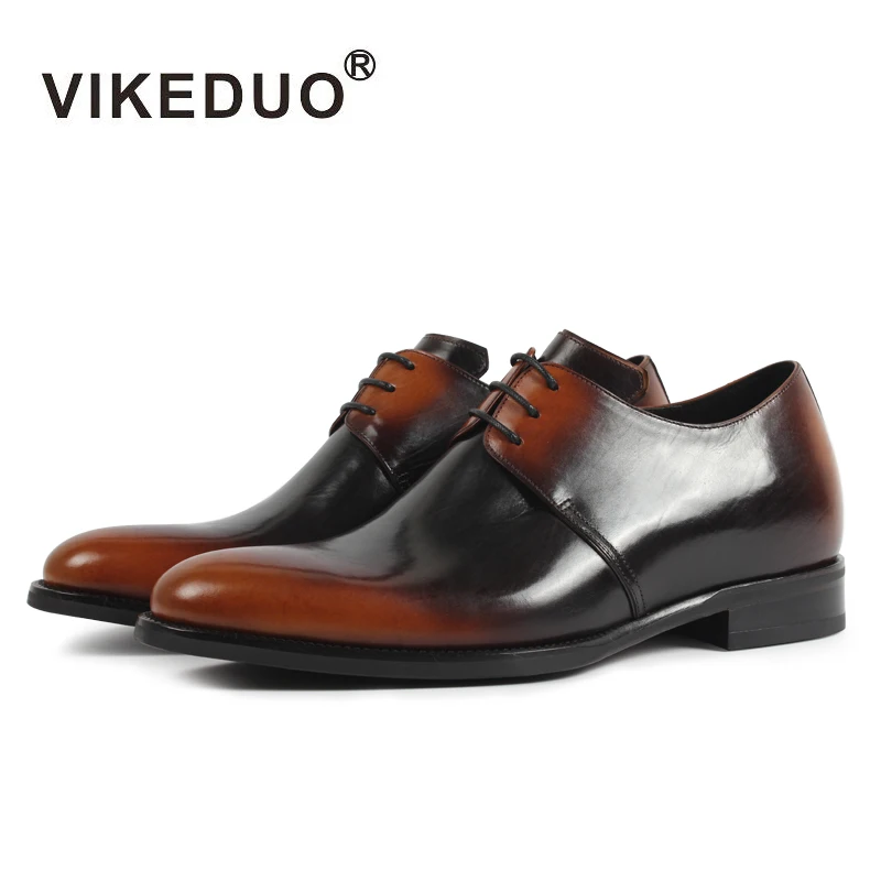 VIKEDUO роскошные классические брендовые модные итальянские мужские туфли для