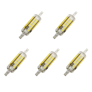 

5X New waterproof R7S LED Lamp 5W SMD 2835 78mm LED R7S Light Bulb AC220V Energy Saving Replace Halogen Light spot light