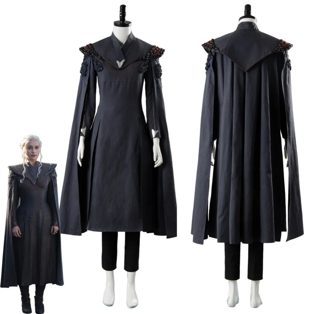 

Game of Thrones Season 7 Daenerys Targaryen Dress Cosplay Costume For Adult Women Halloween Carnival Dresses Costumes