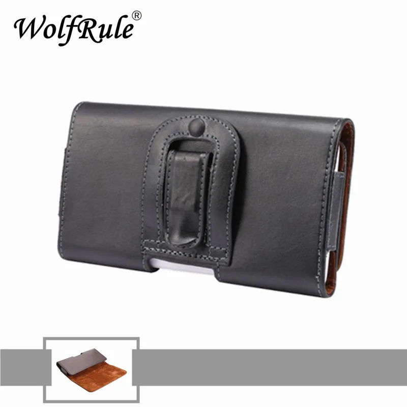 

Fit For 5.2-5.7 inch Phone Model For Xiaomi Redmi Note 4 Belt Clip Holster Genuine Leather Bag Case For Xiaomi Redmi Note 4<