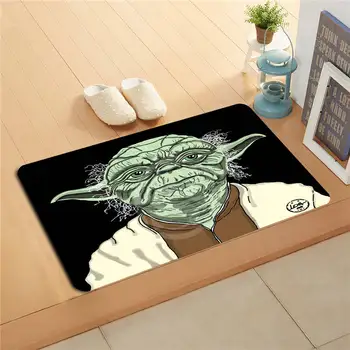 

K&!155 Custom Star Wars Yoda #n Doormat Home Decor Door mat Floor Mat Bath Mats foot pad J-725F155et