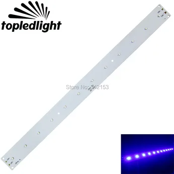 

12Leds Led Bar Lamp Light Cree XTE XT-E Cold White Warm White Blue Led Emitter Bulb Light 12V 12-24W On 400MM Aluminum PCB Bar
