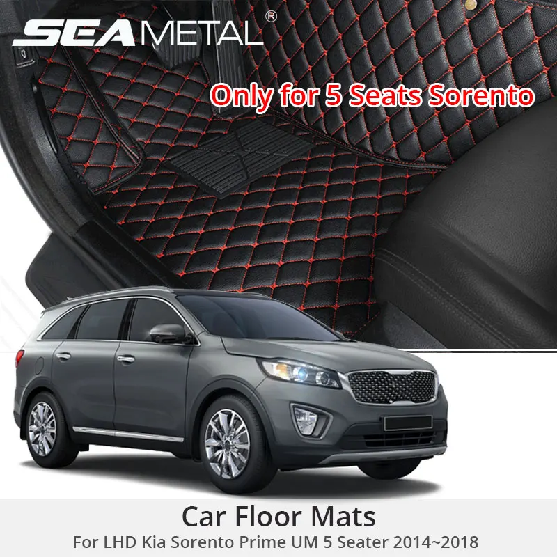 Для LHD Kia Sorento Prime UM 5 Seater 2018 2017 2016 автомобильные коврики на заказ для салона