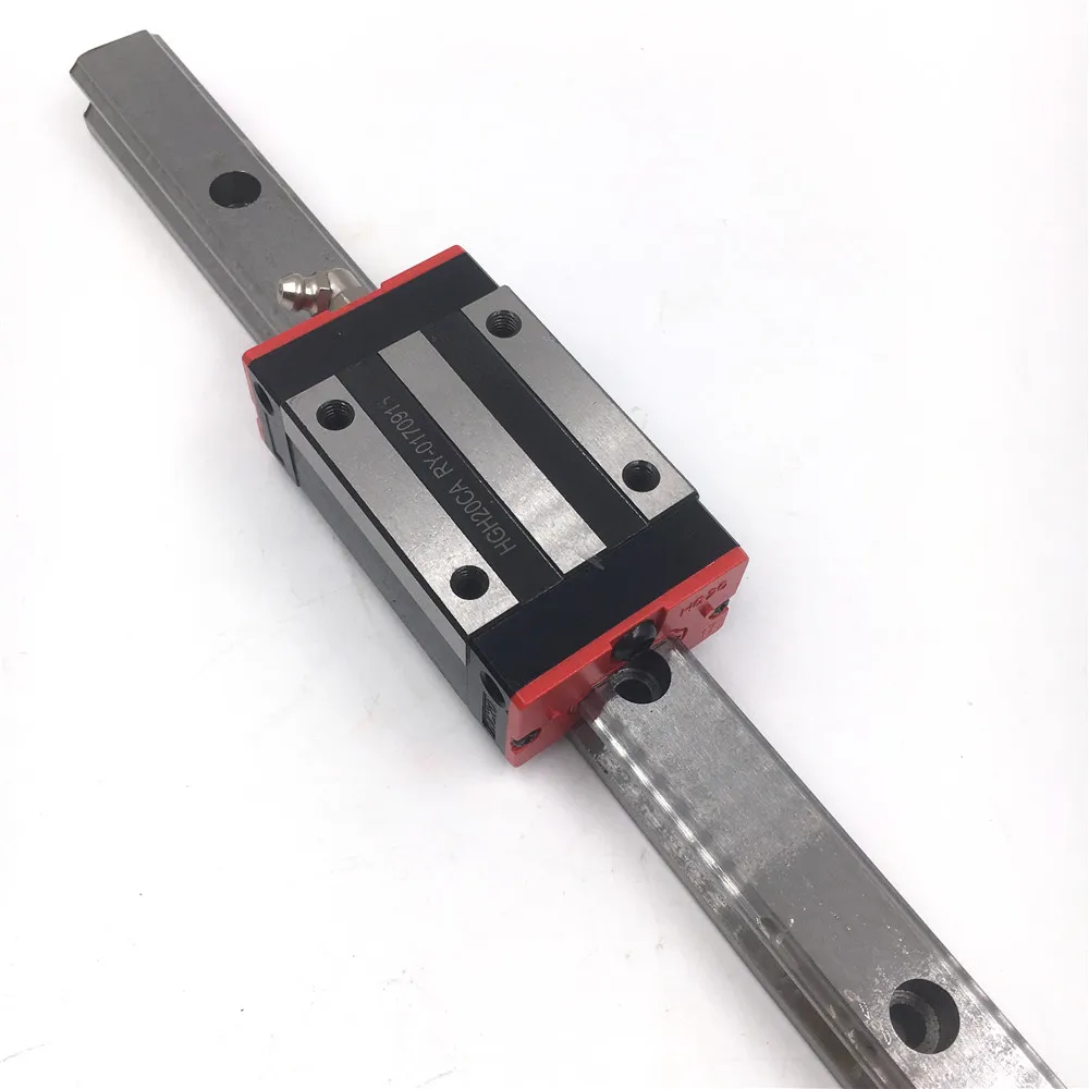 

HGR15 15mm Linear Rail Guide L=1000mm Linear Guideway + 2pcs HGH15CAZAC Heavy Load Rail Block Preload Accuracy Replace HIWIN