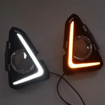 

Auto Parts For RAV4 glory daytime running lights 2016-18 glory dedicated led daytime running lights fog lights modified daytime