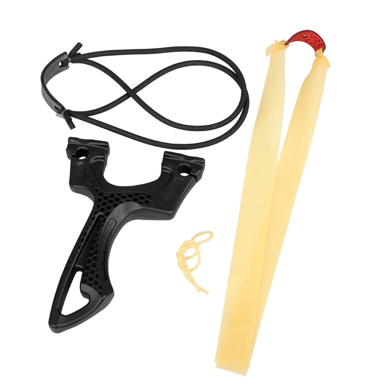 

High Velocity Rubber Slingshot Catapult Pocket Outdoor Hunting Airsoft Game Sling Shot Adult Hunting Slingshot with Rubber Band