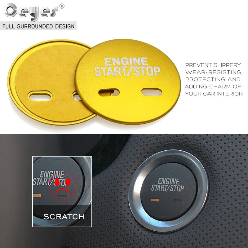 Start Engine Button Ring for CADILLAC (27)