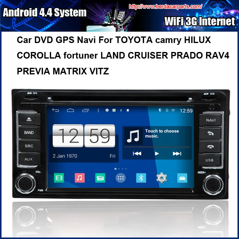 Android-dvd-плеер автомобиля для Toyota Corolla Hilux Zelas Previa Vios Прадо матрица Land Cruiser FJ с gps Встроенный Wi-Fi