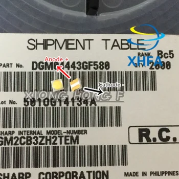 

100PCS LED Backlight High Power LED 0.8W 2828 6V Cool white 43LM GM2CC3ZH2EEM TV Application