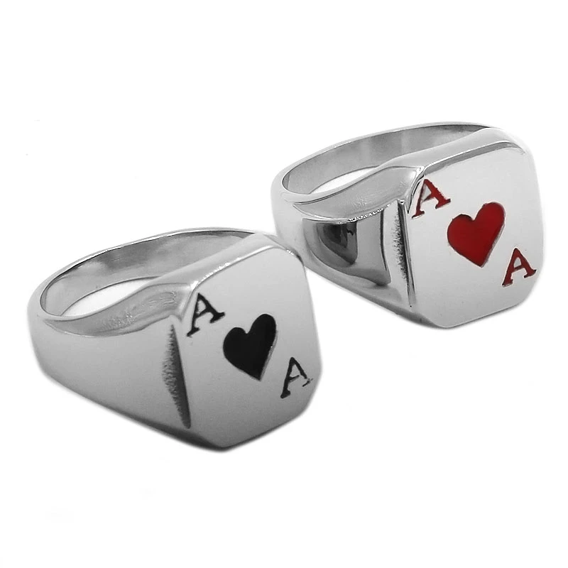 autobiografie smokkel Fractie Free Shipping! The Ace Of Spades Biker Ring Stainless Steel Jewelrys Spades  Motor Biker Ring Men Ring Swr0037 - Rings - AliExpress