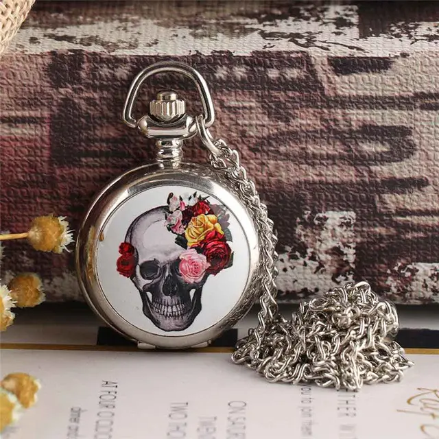 World Of Warcraft Skull Watch Quartz Pocket Watch Men'S Time In The Pocket Clock World Of Warcraft Skull Watch Quartz Pocket Watch Men'S Time In The Pocket Clock