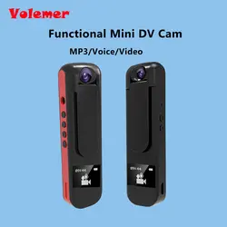 Volemer IDV009 Full HD 1080p мини Камера 180 градусов поворачивающаяся ручка Камера голос Запись мини камера-видеорегистратор Малый видеокамера