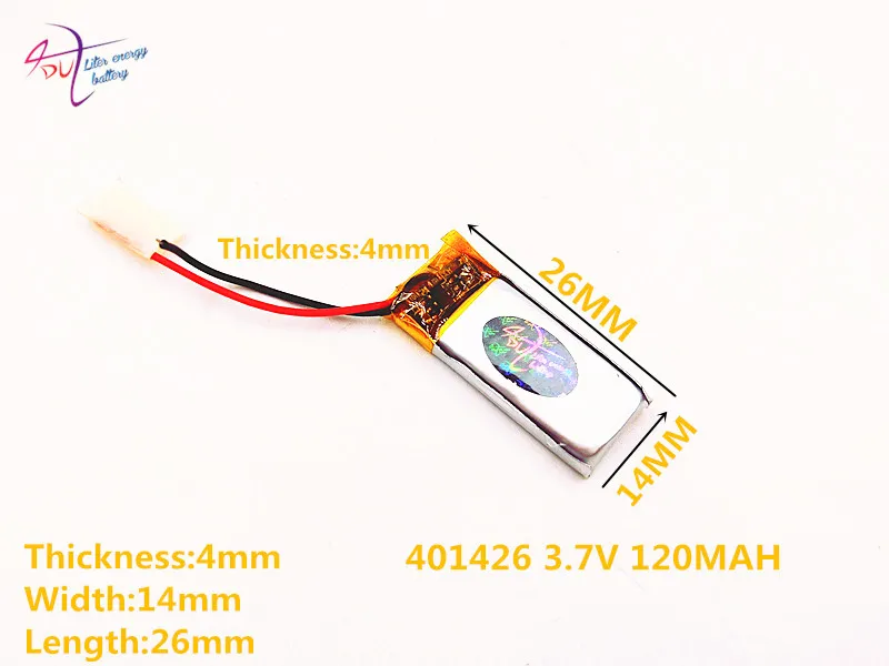 401426 401525 3 7 v 120mah литий полимерный аккумулятор с платой для Mp3 Mp4 Mp5 Gps стекло
