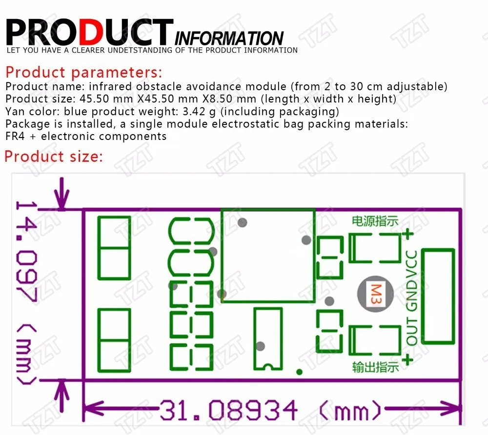 Умная электроника, новинка, для Arduino, сделай сам, умный автомобиль, робот, отражающий, фотоэлектрический, 3pin, ИК, инфракрасный датчик для предотвращения препятствий, модуль