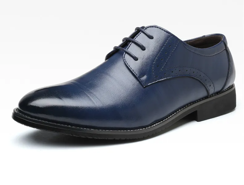 PHLIYX XUAN/Новинка года; мужские официальные кожаные туфли; элегантные офисные туфли в деловом стиле; обувь для вечеринок; Цвет Черный; Chaussure Hommes
