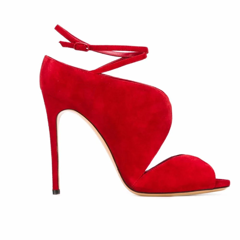 Arden Furtado/ г. Летние женские босоножки на высоком каблуке 12 см, большие размеры 40-45, модные красные вечерние туфли в клетку маленькие размеры