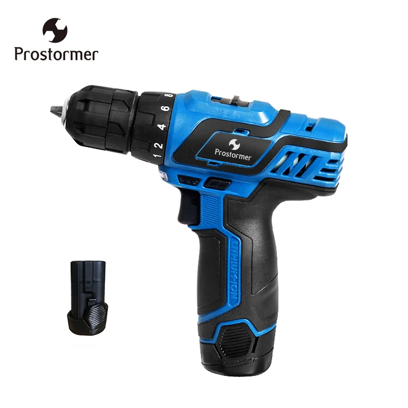 

TENWA 12V Cordless Screwdriver Electric Drill Big Torque 13PCS Drill Bit Set for Wood Metal Power Tools Portable Storage Toolbox