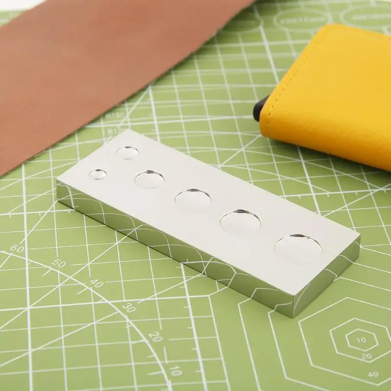 6 в 1 многофункциональный инструмент для рукоделия из нержавеющей стали DIY ручной работы с заклепками пробойник база набор 100 мм* 40 мм* 10 мм