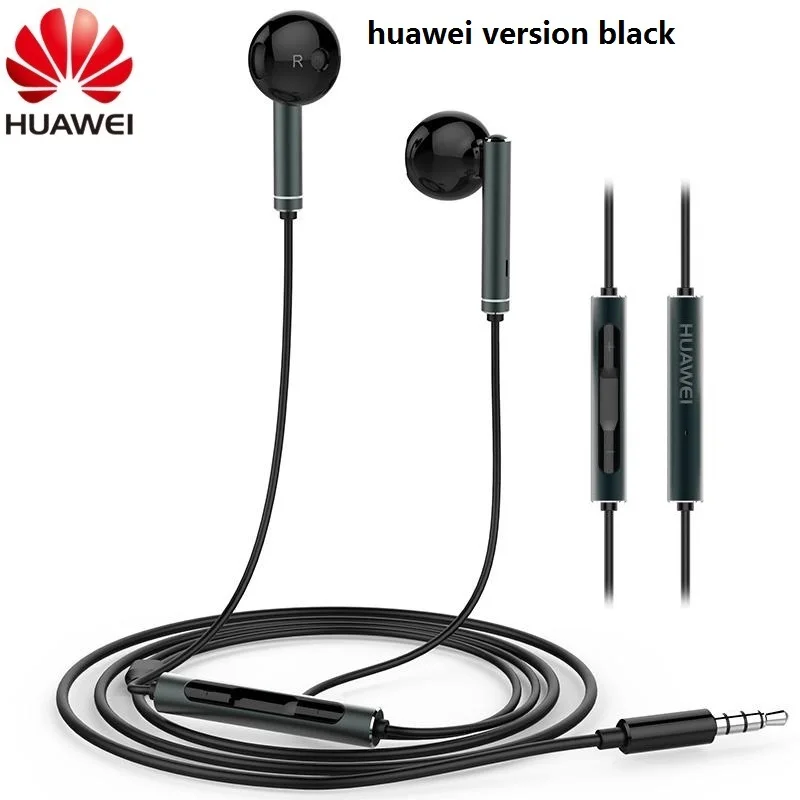 Оригинальные наушники Huawei AM116 металлические вкладыши с микрофоном и