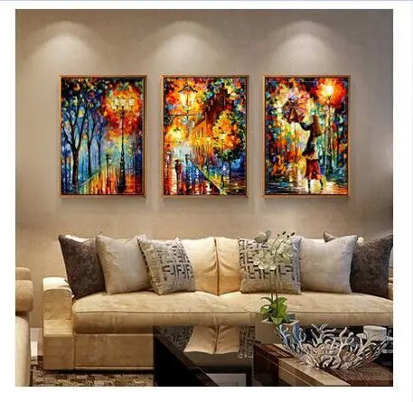 

5d cross stich Beautiful scenery Dimond Painting Crafts Square Kits Diamond Embroidery need work