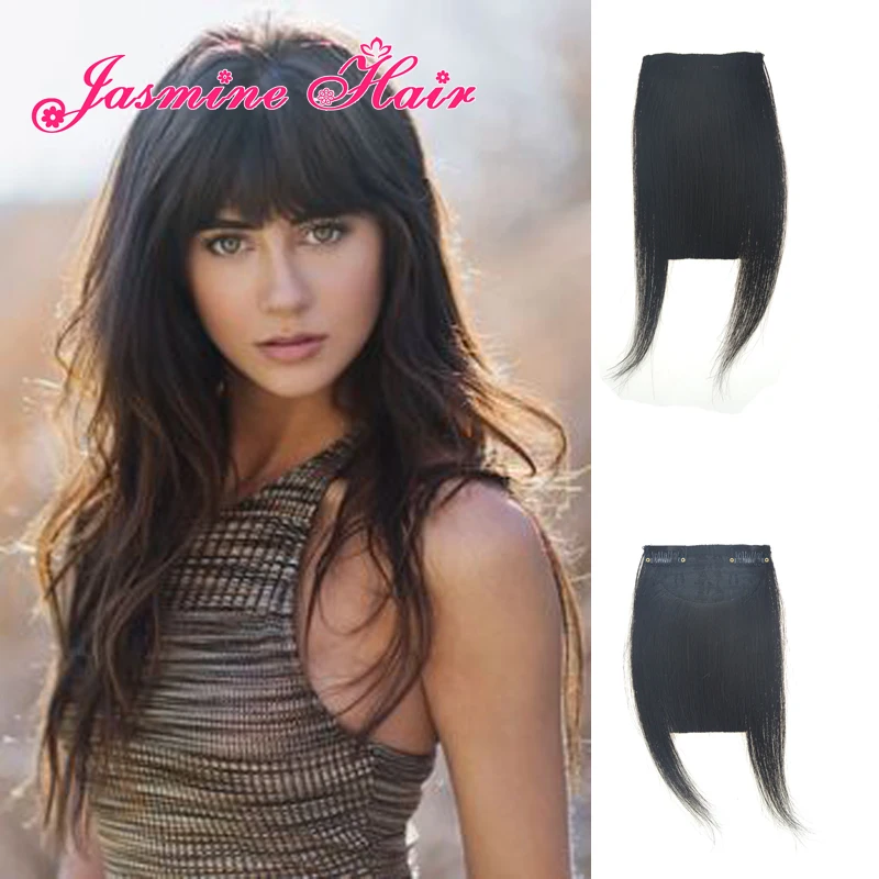 Human Hair Clip In Hair Bangs Human Fringe Natural hair clip in bangs